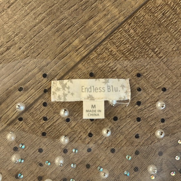 Pearl + Rhinestone Tee - Picture 2 of 3